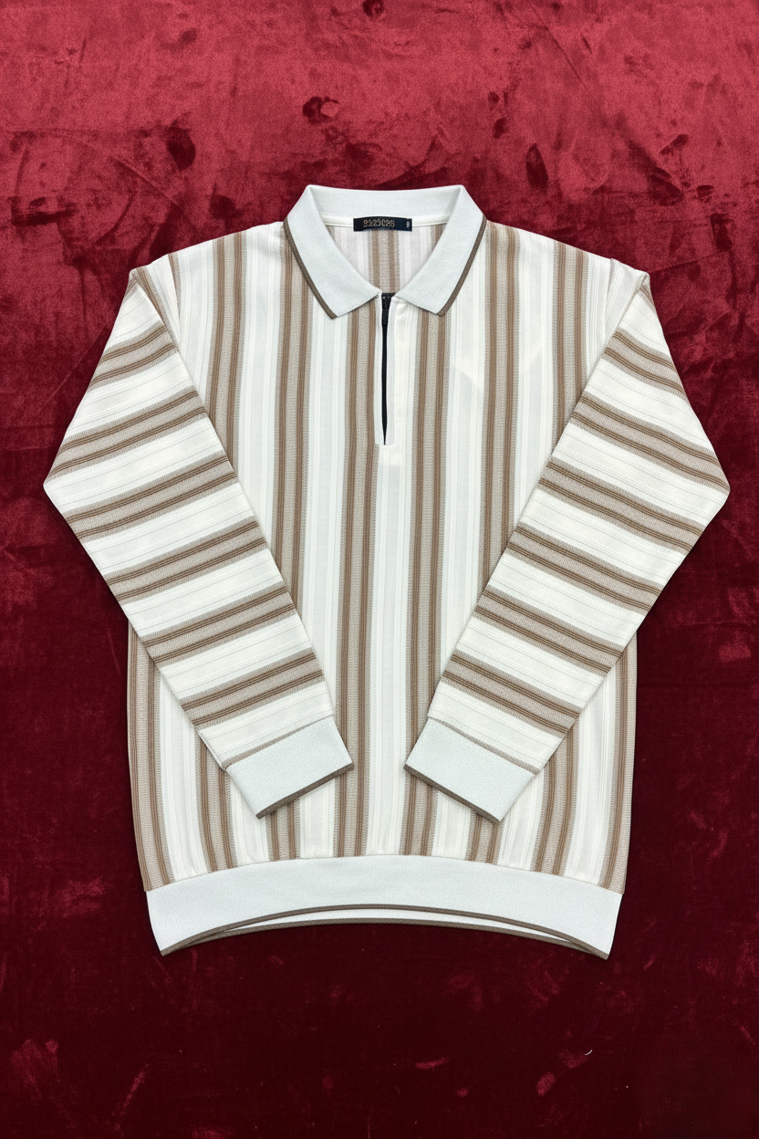 Brown Double Strap Shirt