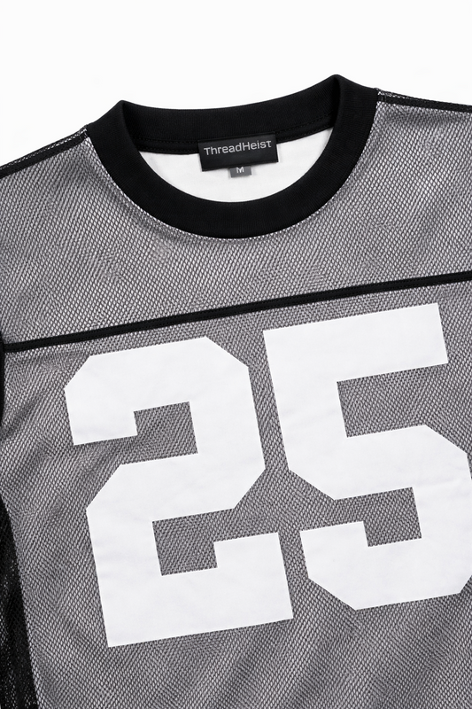 Digital 25 Mesh Oversized T Shirt |Unisex | Streetwear Tee