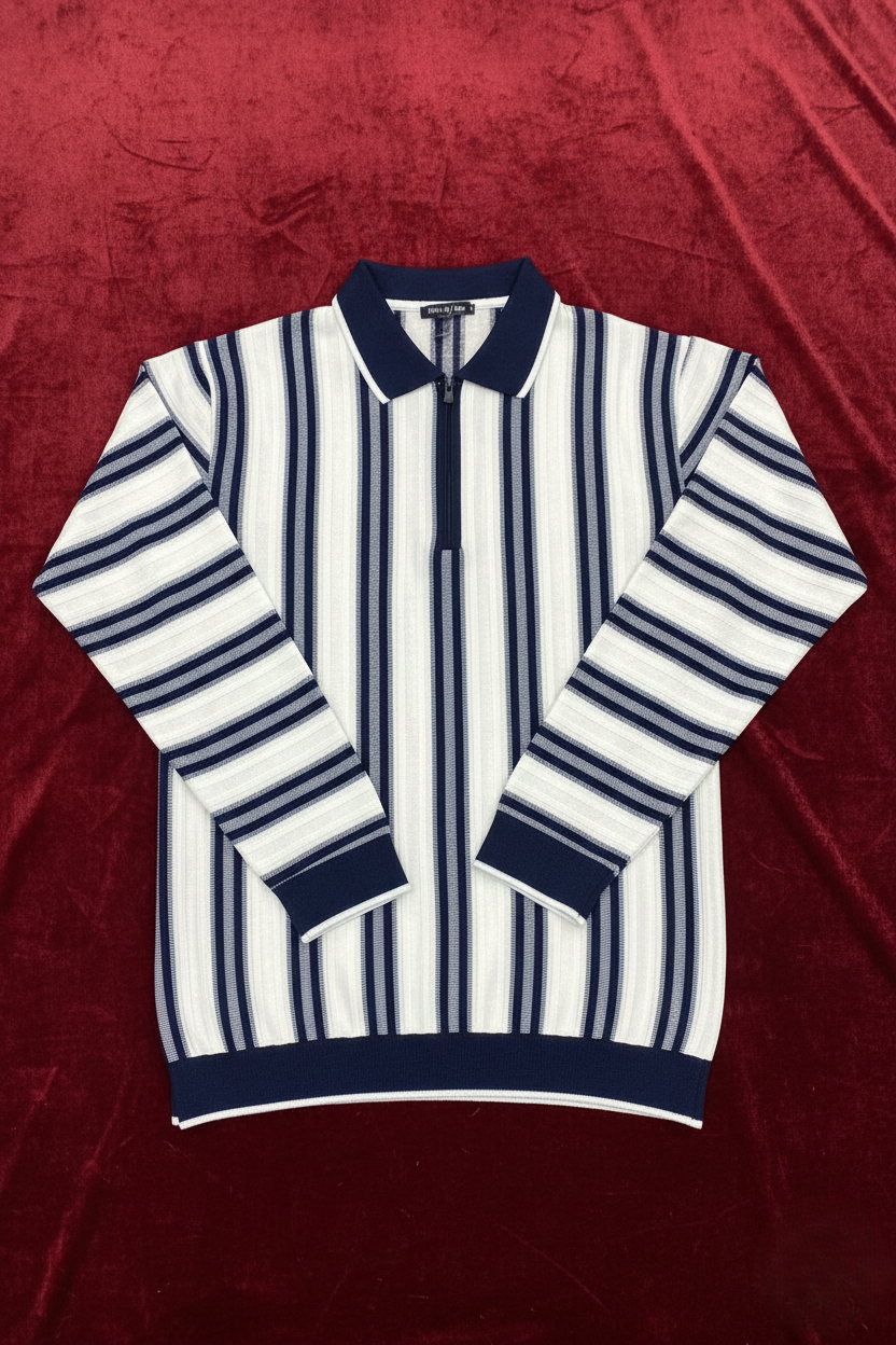 Blue Double Strap Shirt