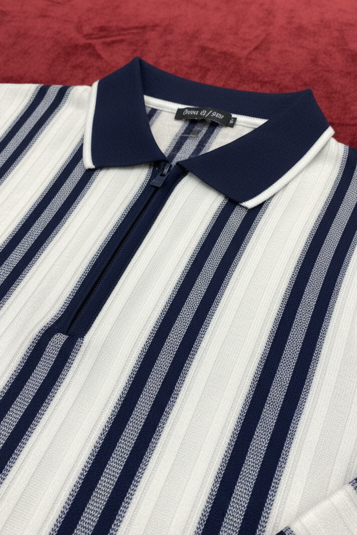 Blue Double Strap Shirt