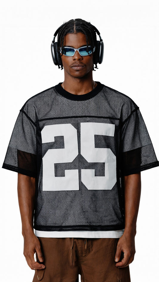 Digital 23 Mesh Oversized T Shirt for Men | Streetwear Tee