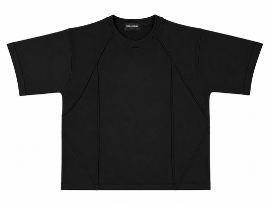 Cropped Fit Overized T Shirt | Unisex | Plain