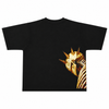 Cropped Skull Print Overized T Shirt | Unisex