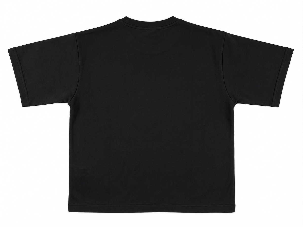 Cropped Fit Overized T Shirt | Unisex | Plain