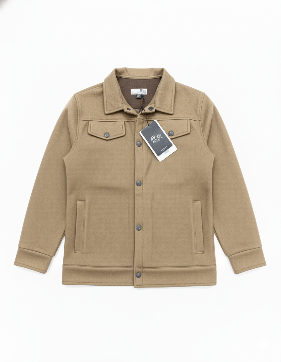 Premium Scuba Beige Shacket